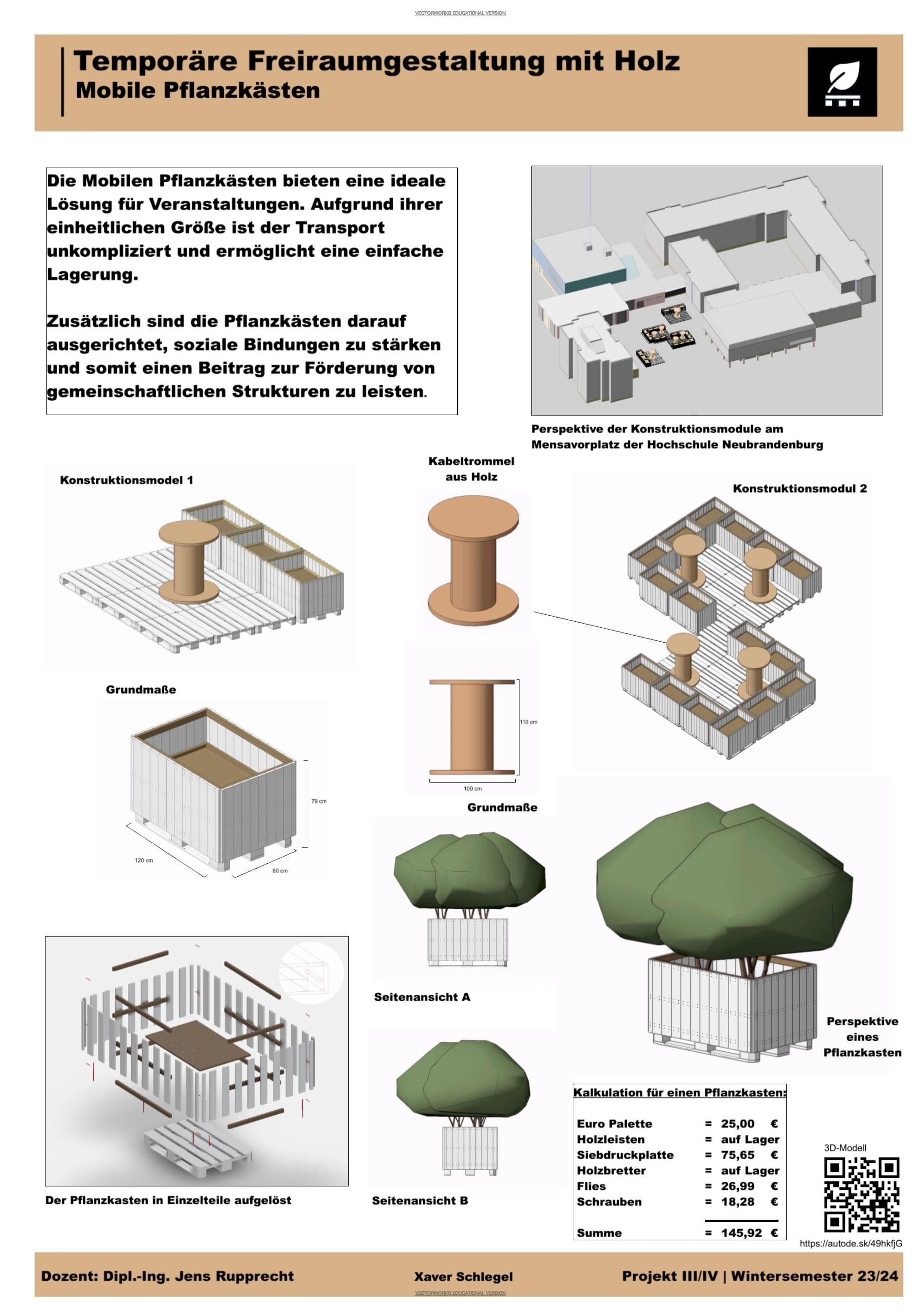Holzprojekt Layout Plan