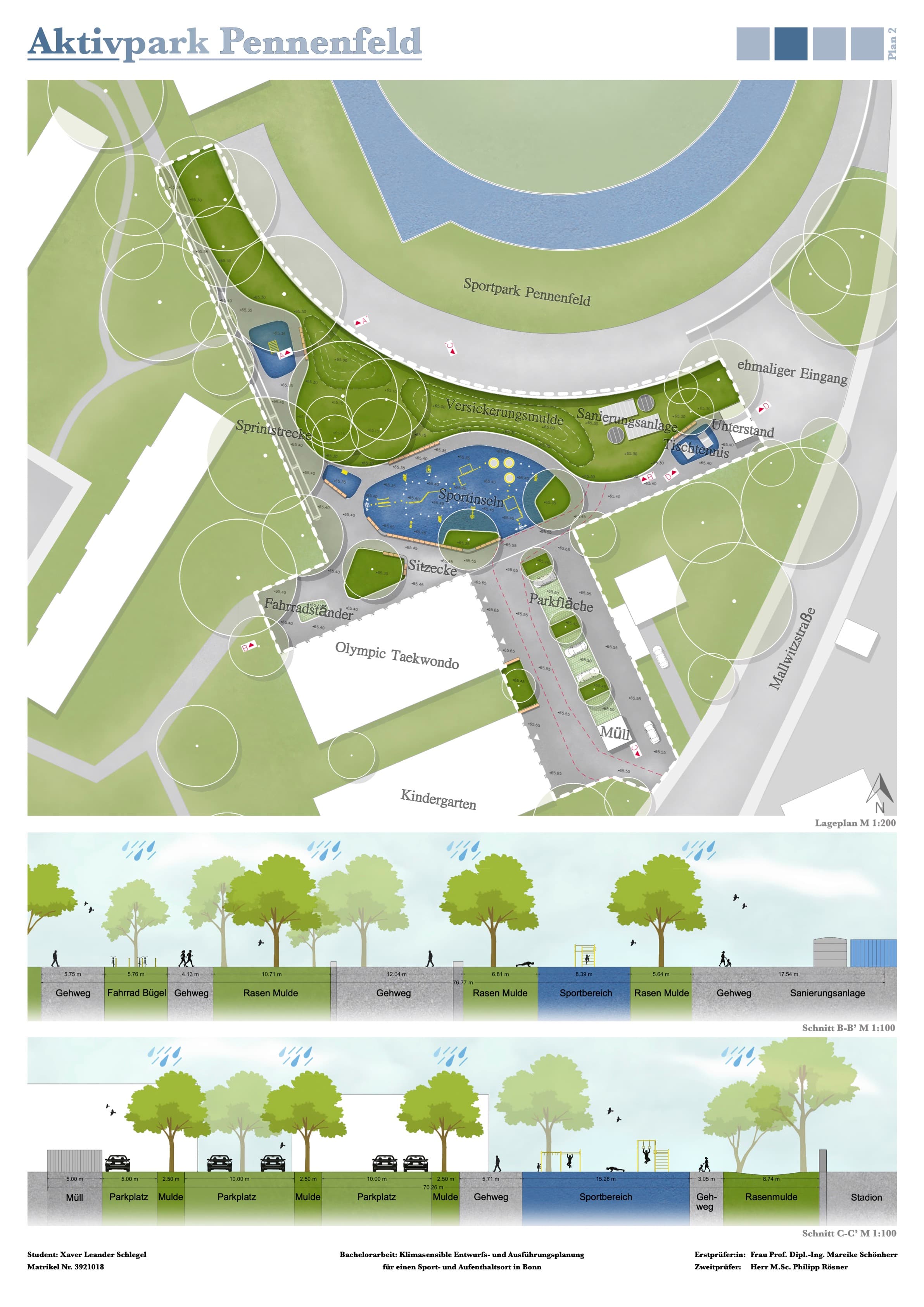 Pennenfeld Sportconcept Layout Plan 2