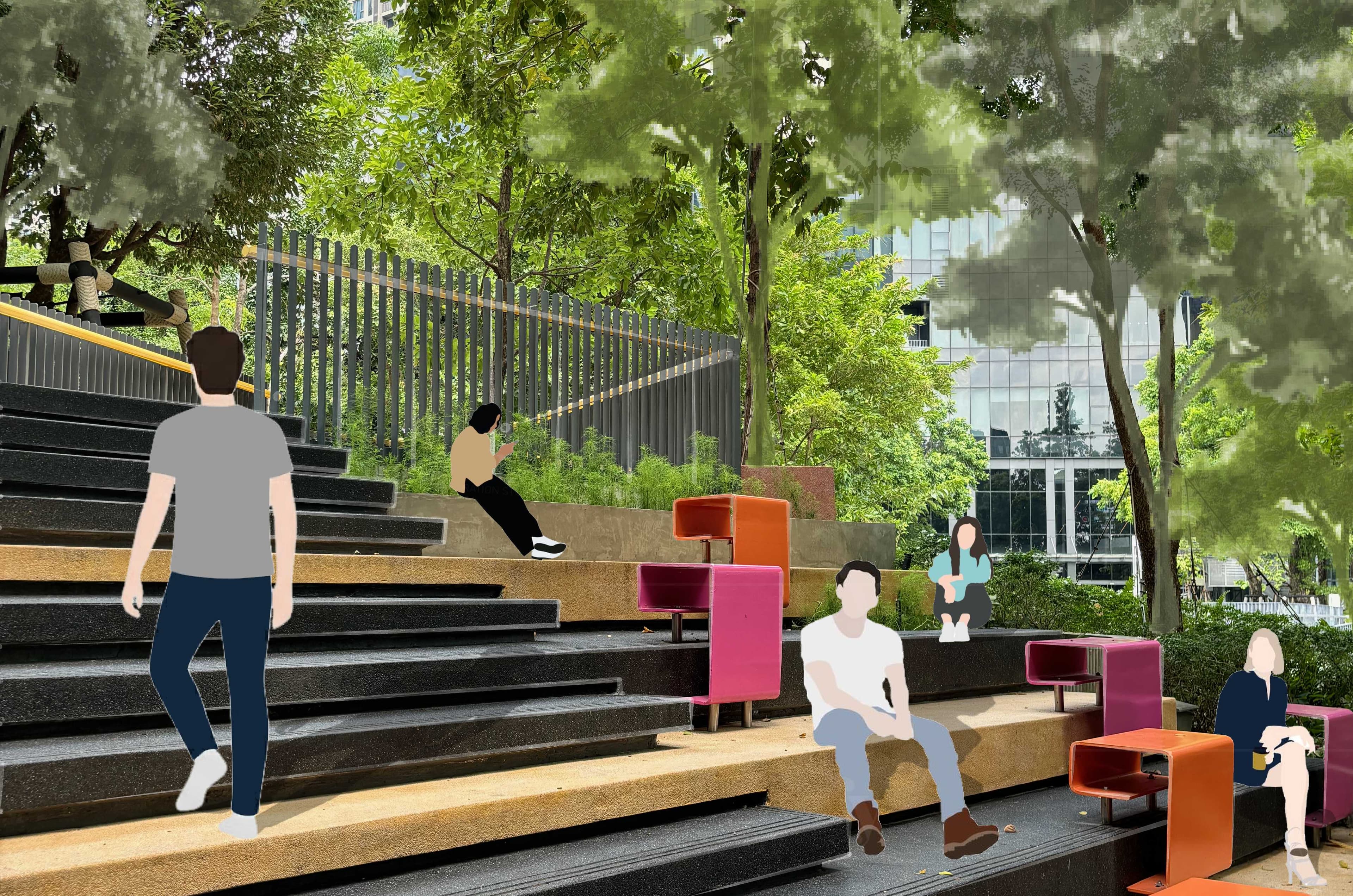 Bangkok Urban Space Visualization