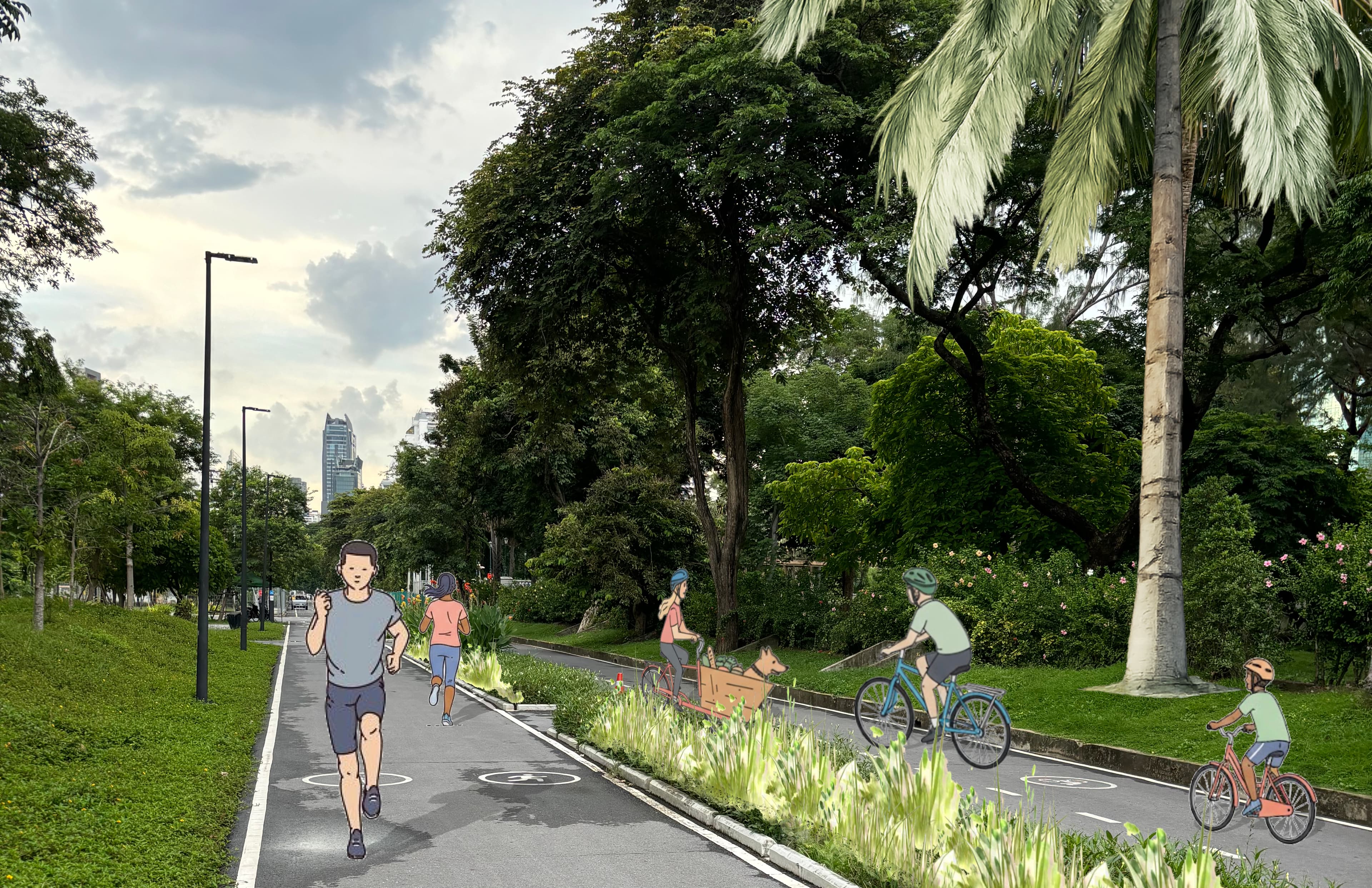 Bangkok Urban Space Visualization